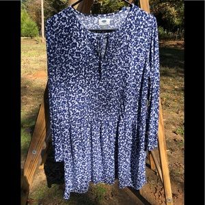 💃Old Navy blue flower dress💃